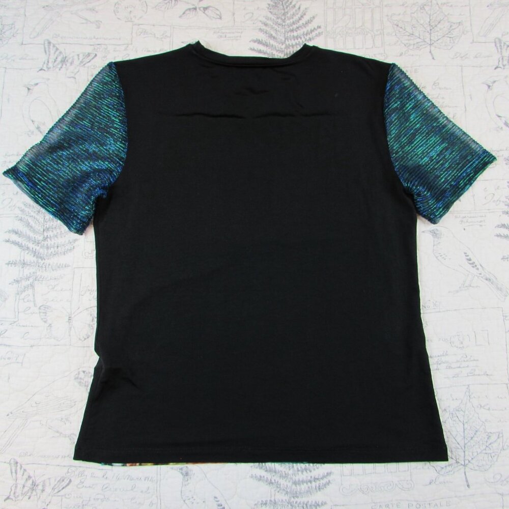 New Womens Arty patchwork whimsy goth DonnaT-shir… - image 7